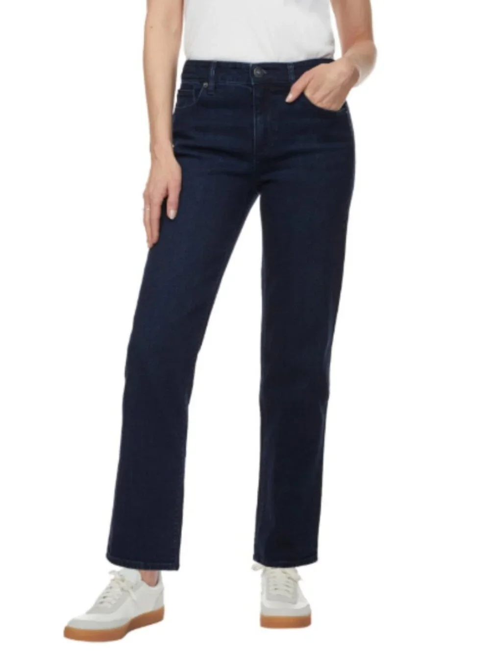 Hudson Women's Straight Leg Jean Dark Blue
